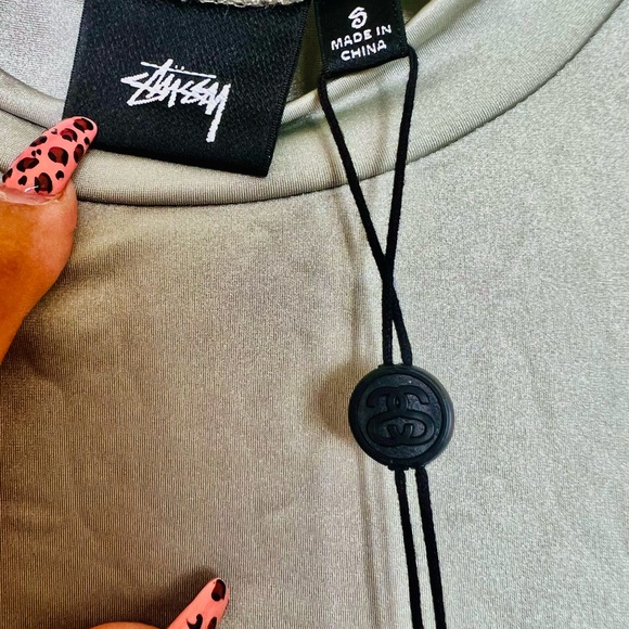 Stussy Light Gray (silver) Short Sleeve Tee NWT - Picture 12 of 12